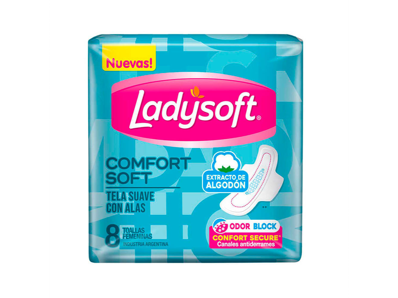 Ladysoft CONFORT SOFT con alas x8u