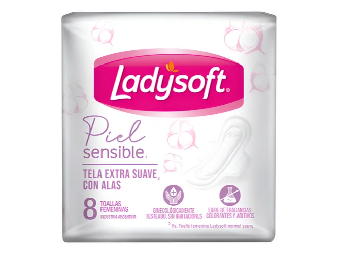 Ladysoft Piel sensible con alas x8u