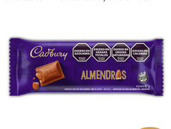 Cadbury almendras x 82g