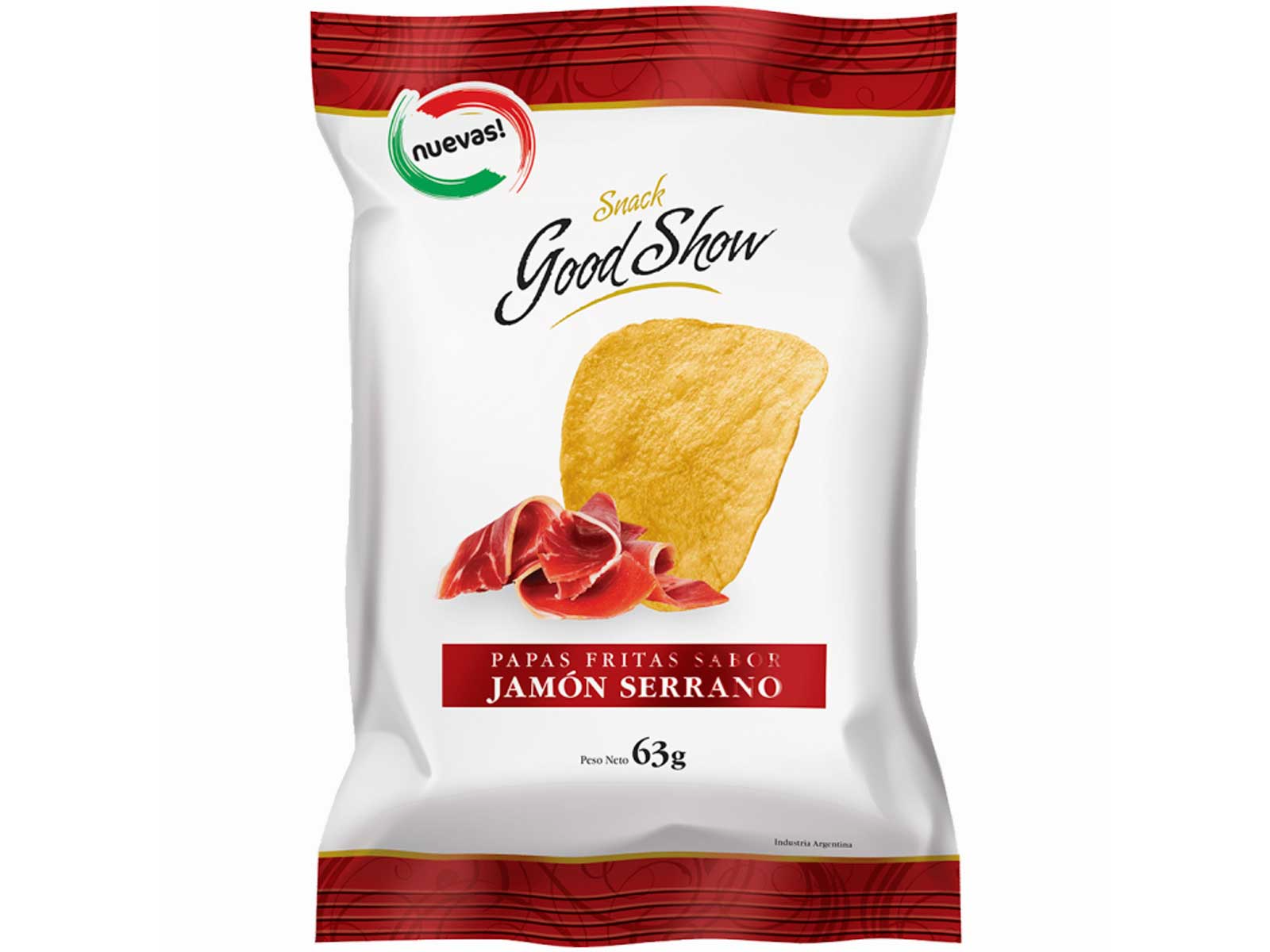 Papas Good Show jamón 63g