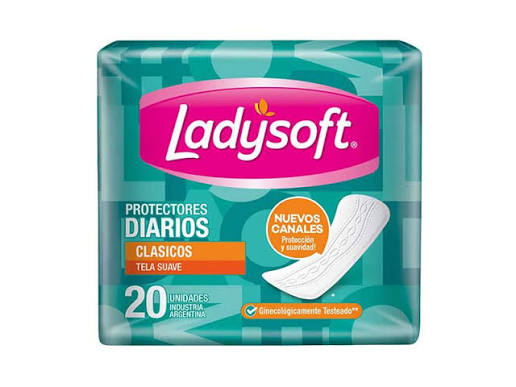 Protector Diario Clásico LADYSOFT x20u