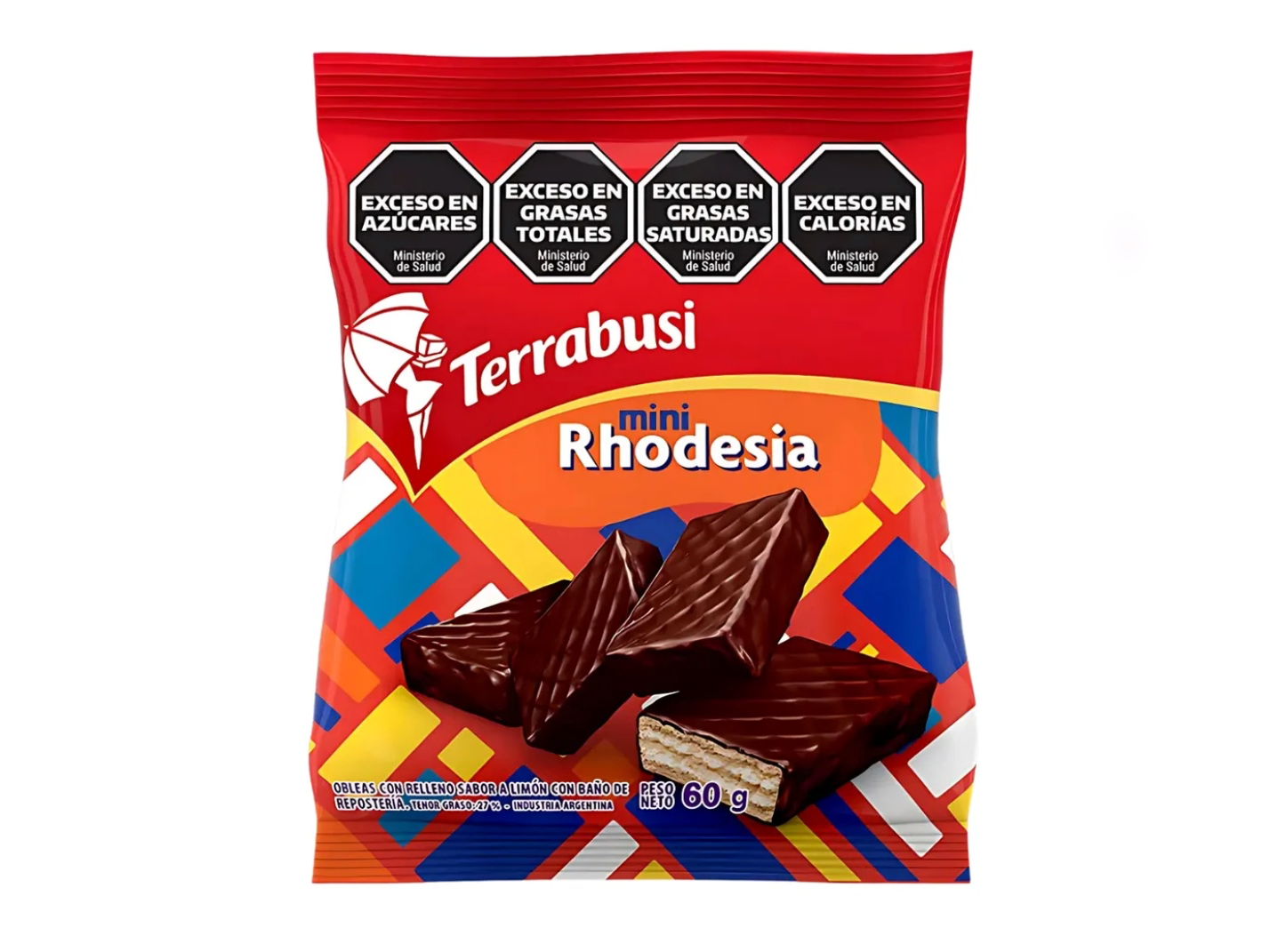 Terrabusi mini Rhodesia 60gr 🍫