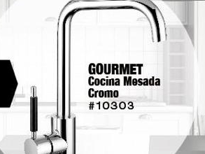 PIAZZA Cocina Mesada Cromo Gourmet 10303