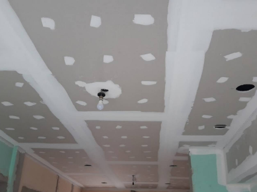 m2 de cielorraso placa de yeso