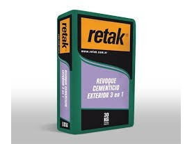 Revoque cementicio exterior 3 en 1