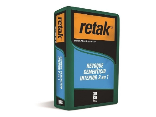 Revoque cementicio interior 2 en 1