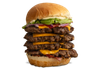 Hamburguesa Cuadruple con Papas