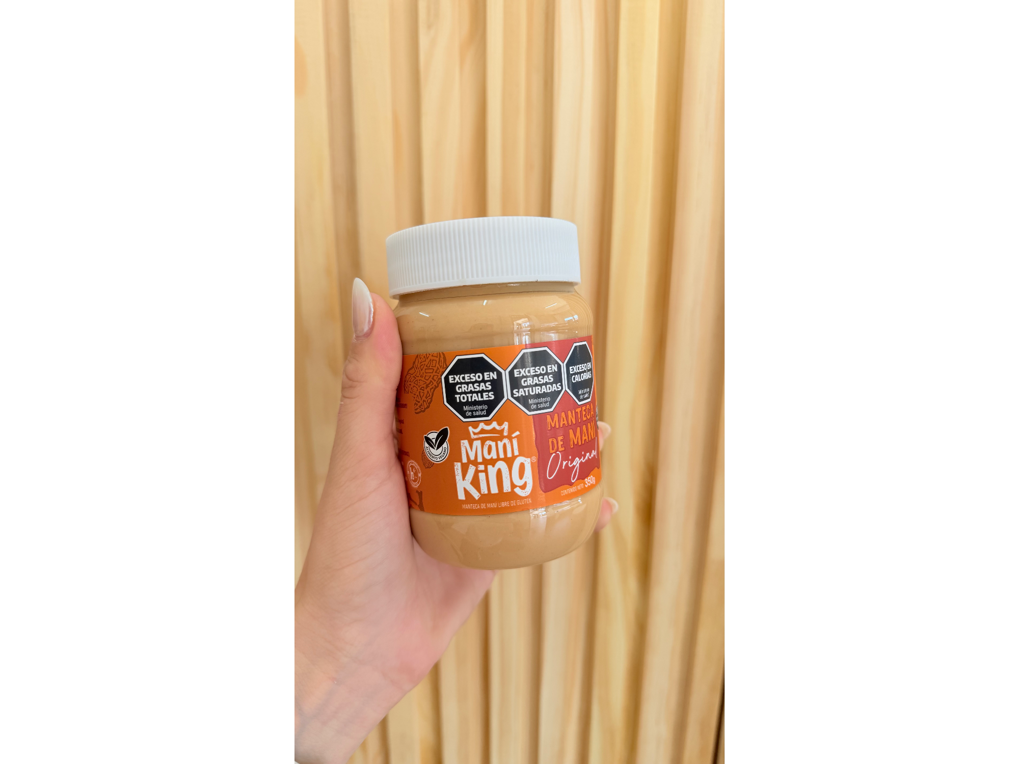 Manteca de mani king 350gr
