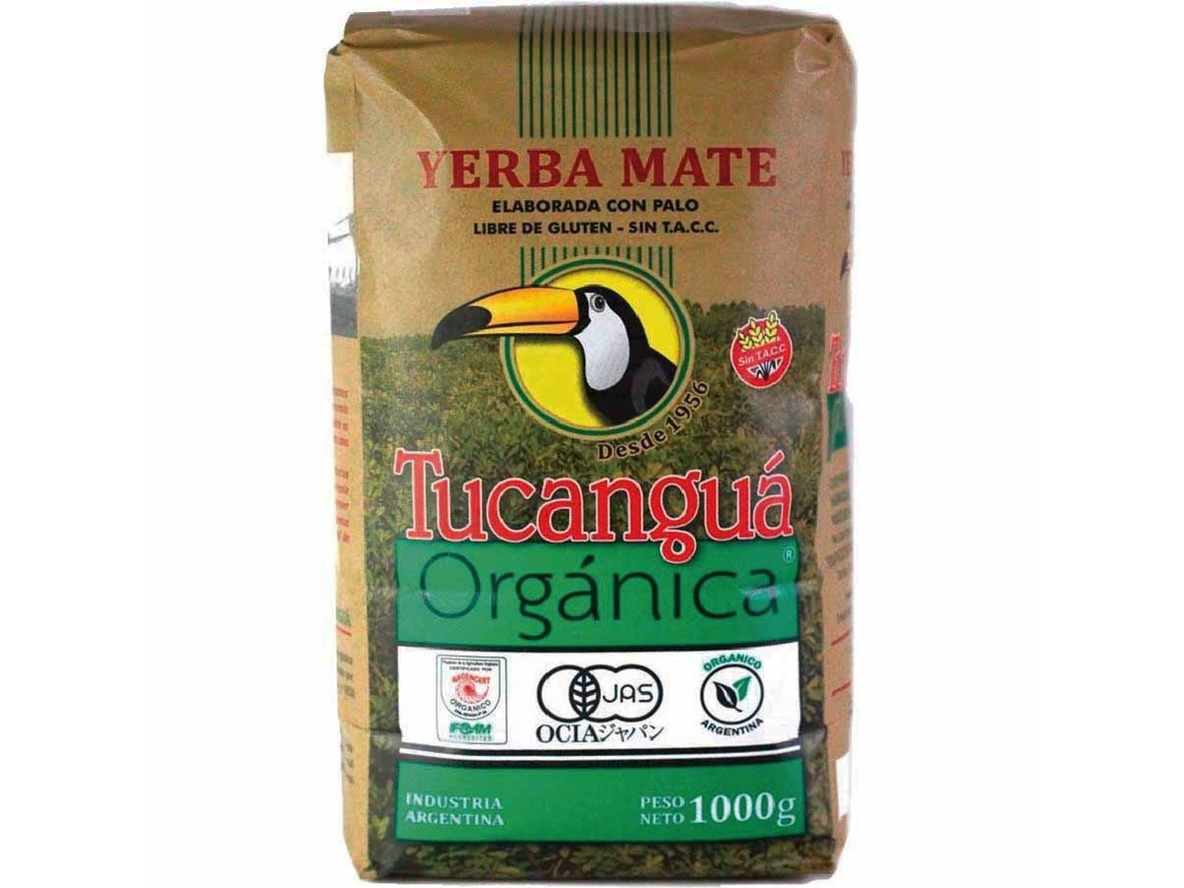 Yerba orgánica tucangua 1kg