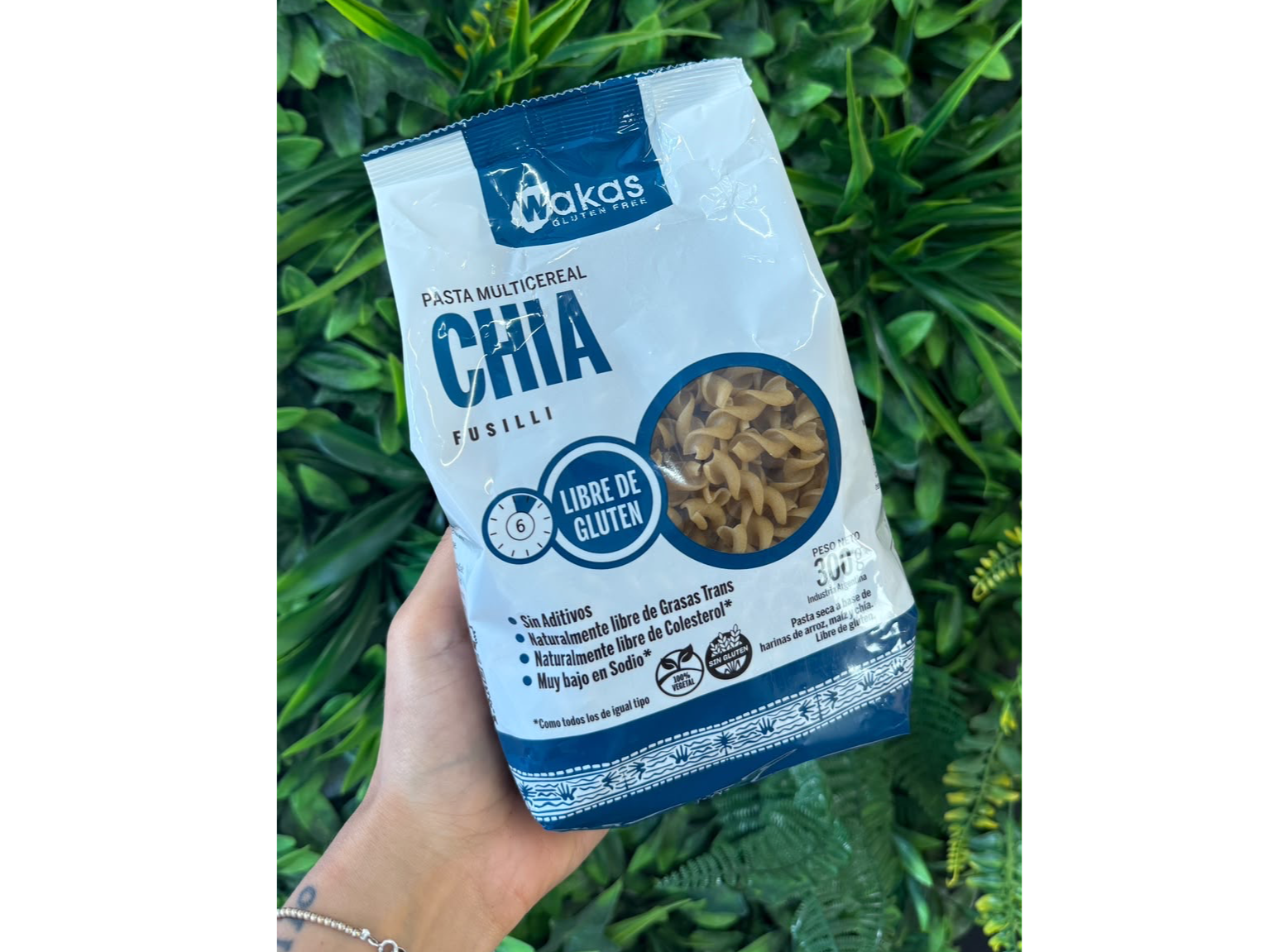 Pasta multicereal chía 300gr