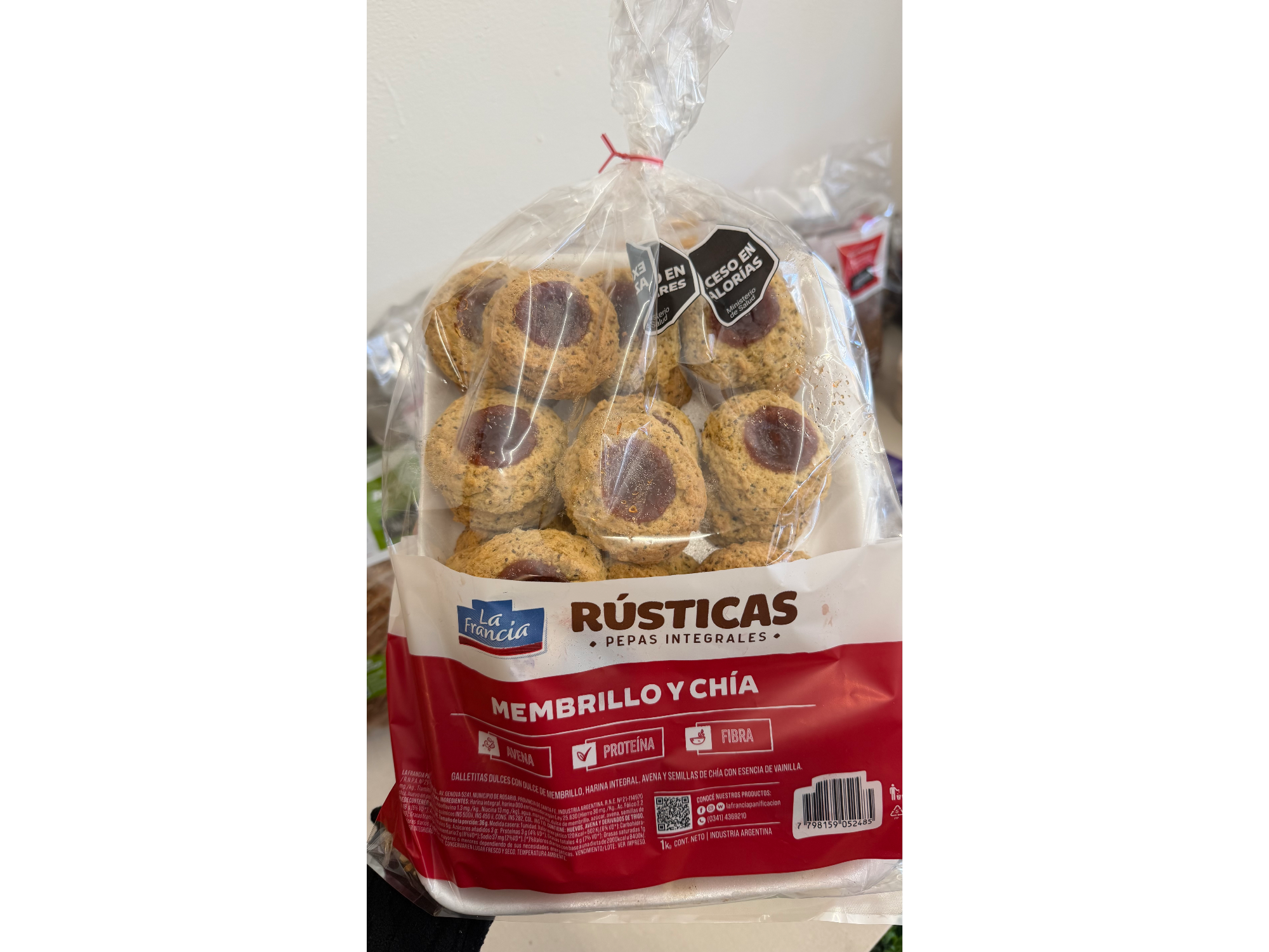 Pepas membrillo y chía