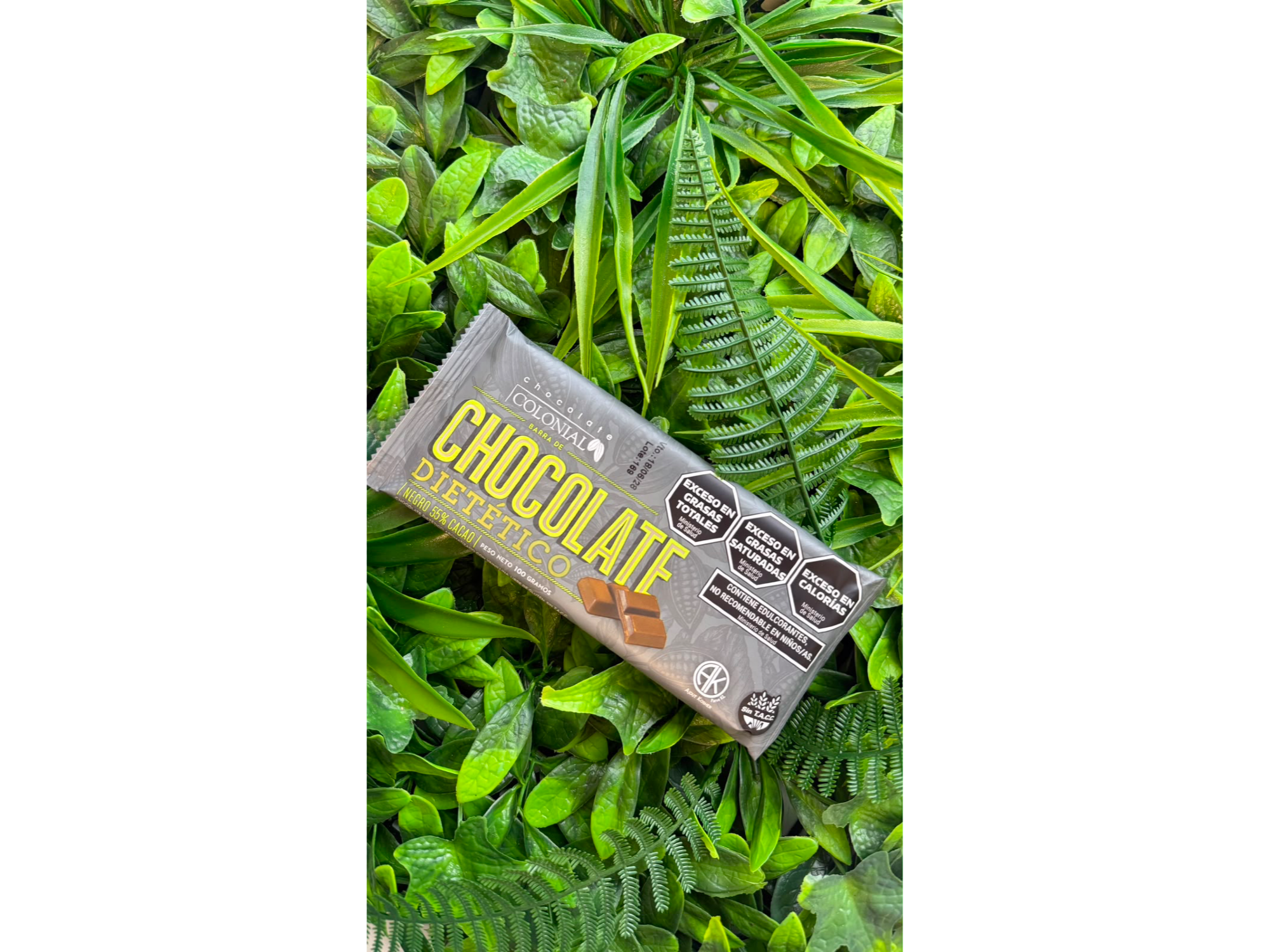 Chocolate sin azúcar 55% cacao