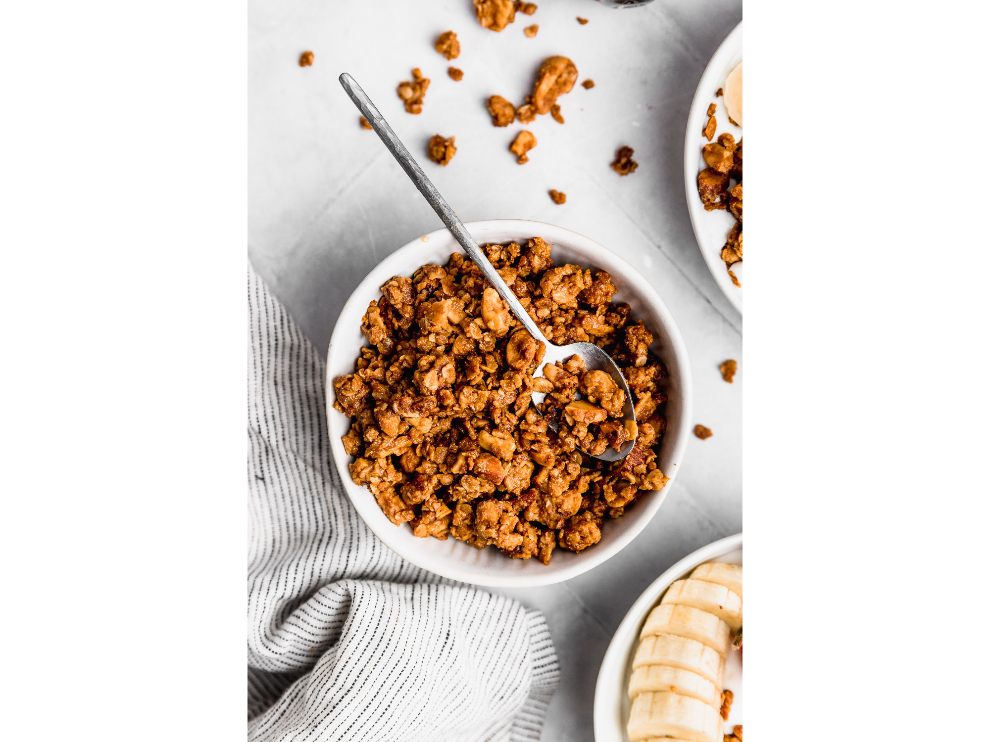 Granola con pasta de mani