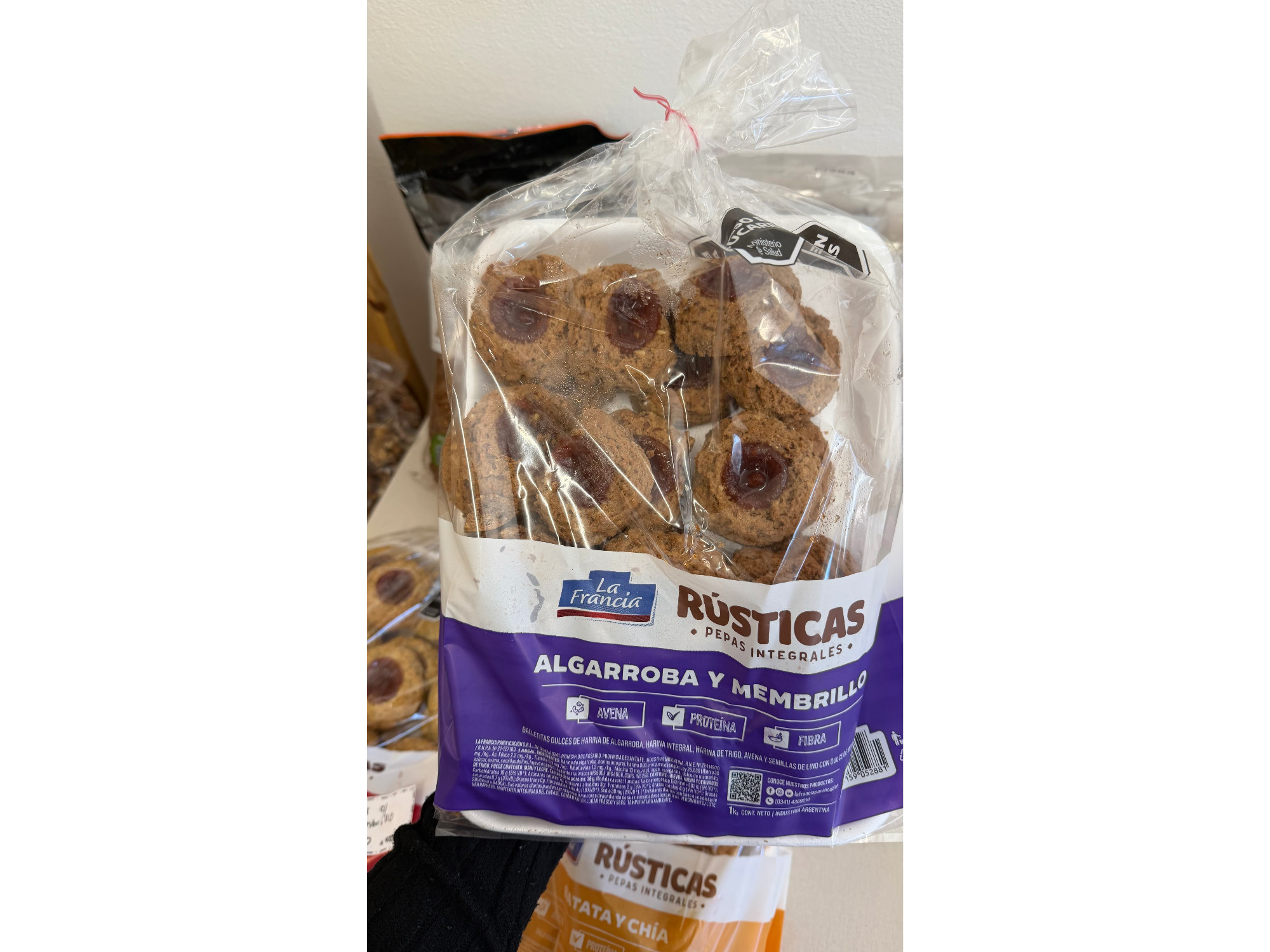 Pepas algarroba y membrillo