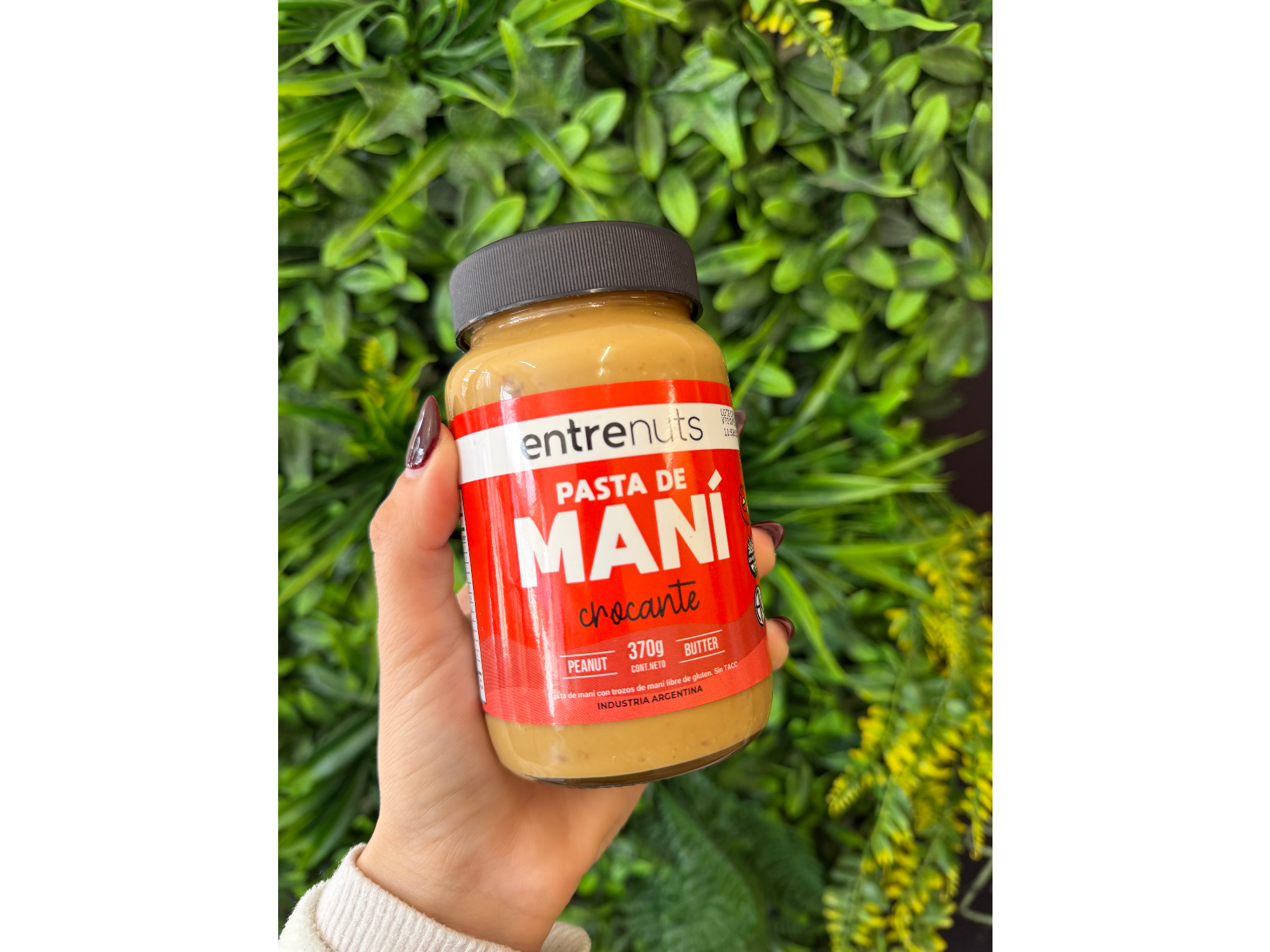 Pasta de maní entrenuts crocante
