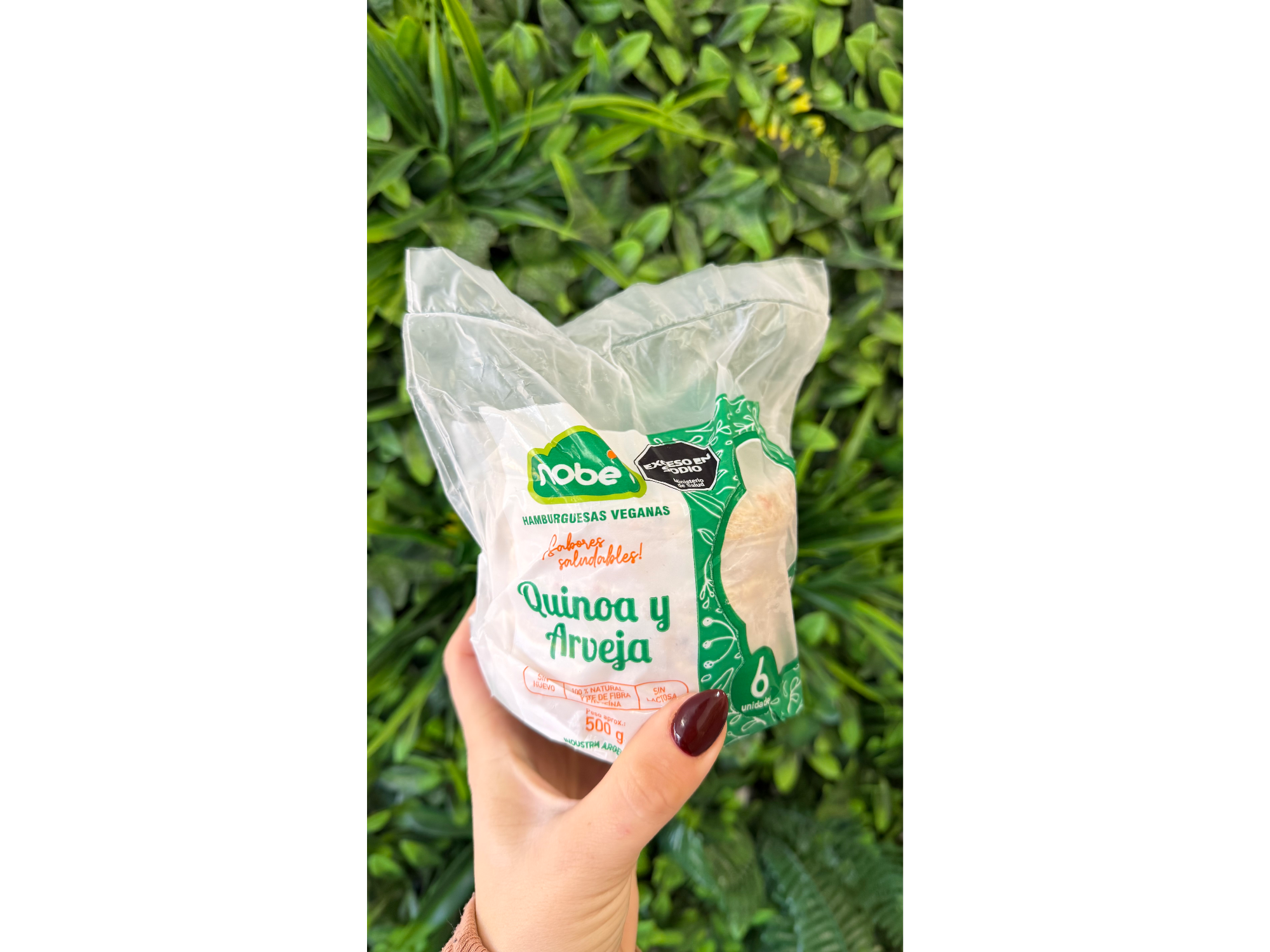 Hamburguesas quinoa y arveja