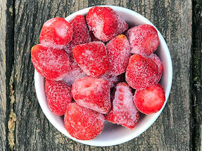 Frutilla congelada