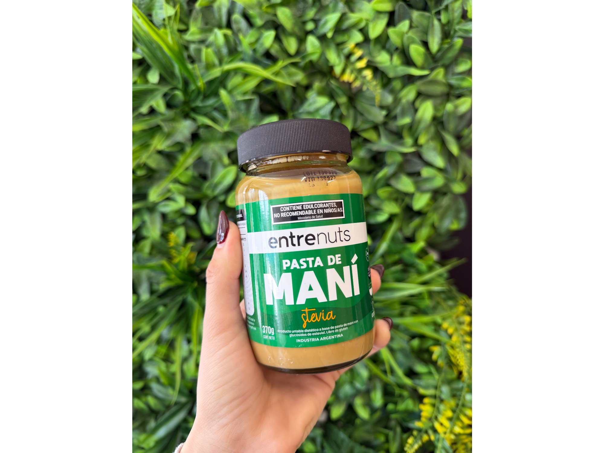 Pasta de maní entrenuts