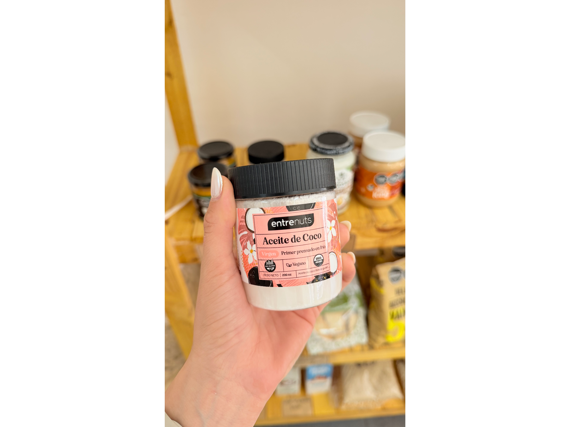 Aceite de coco virgen entrenuts 200gr