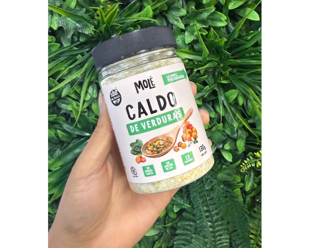 Caldo de verdura mole