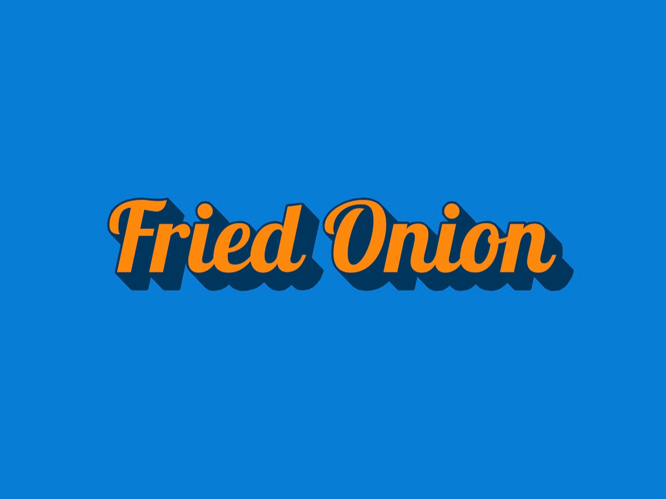 Fried Onion SMASH