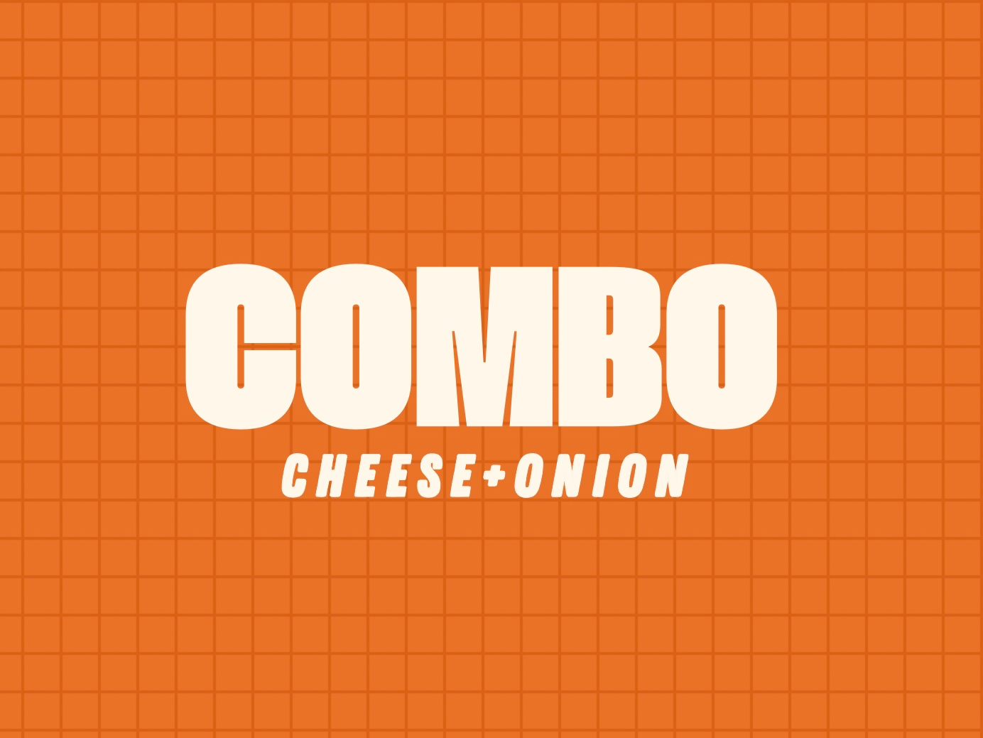 Combo cheese & onion