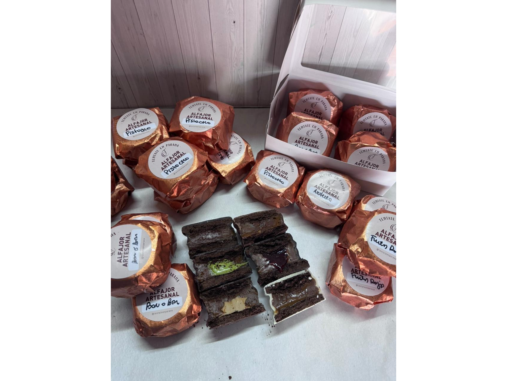 Alfajores Premium Artesanales de Tentate en Paraná