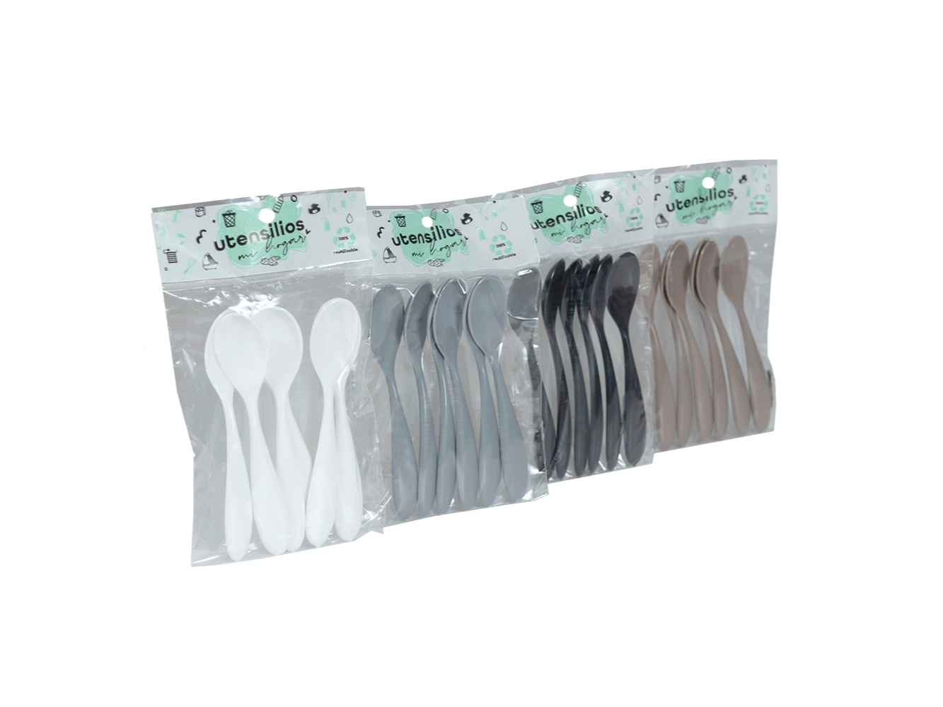 1200 Set bolsa Cucharita x 6 CLASICO