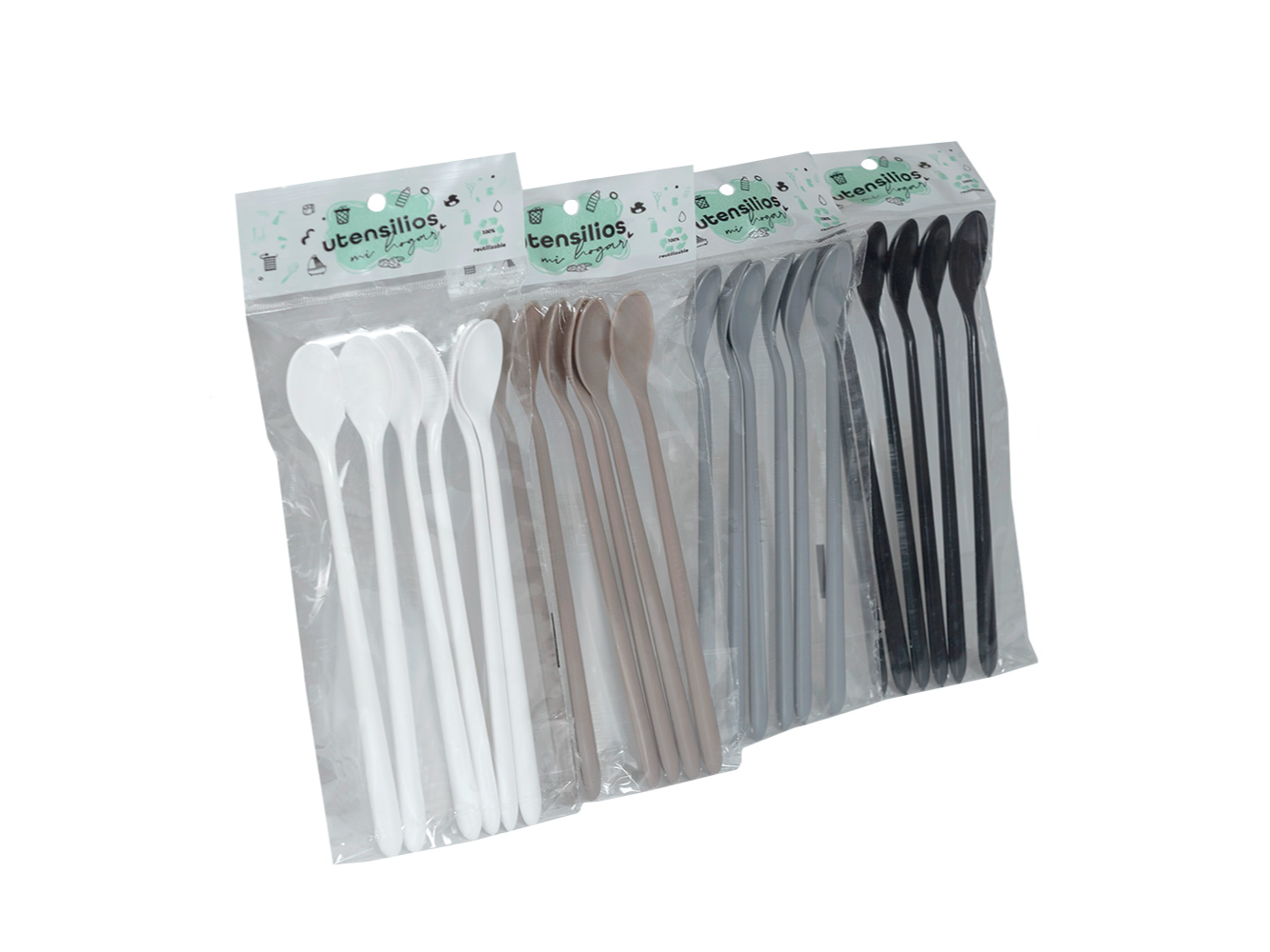 1201 Set bolsa Cuchara larga x 6 CLASICO