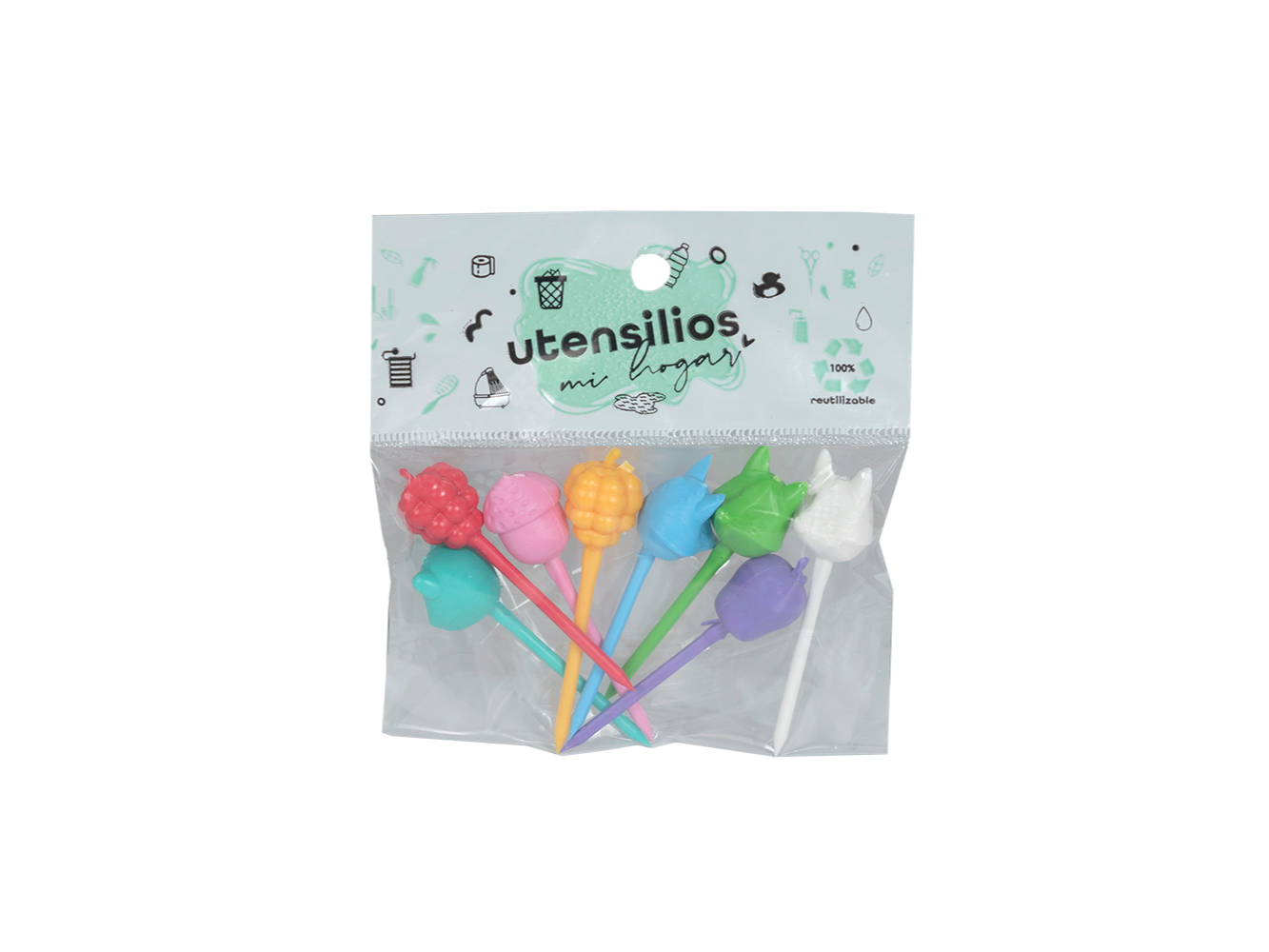 1207 Set bolsa Pinche picada x 8 COLOR