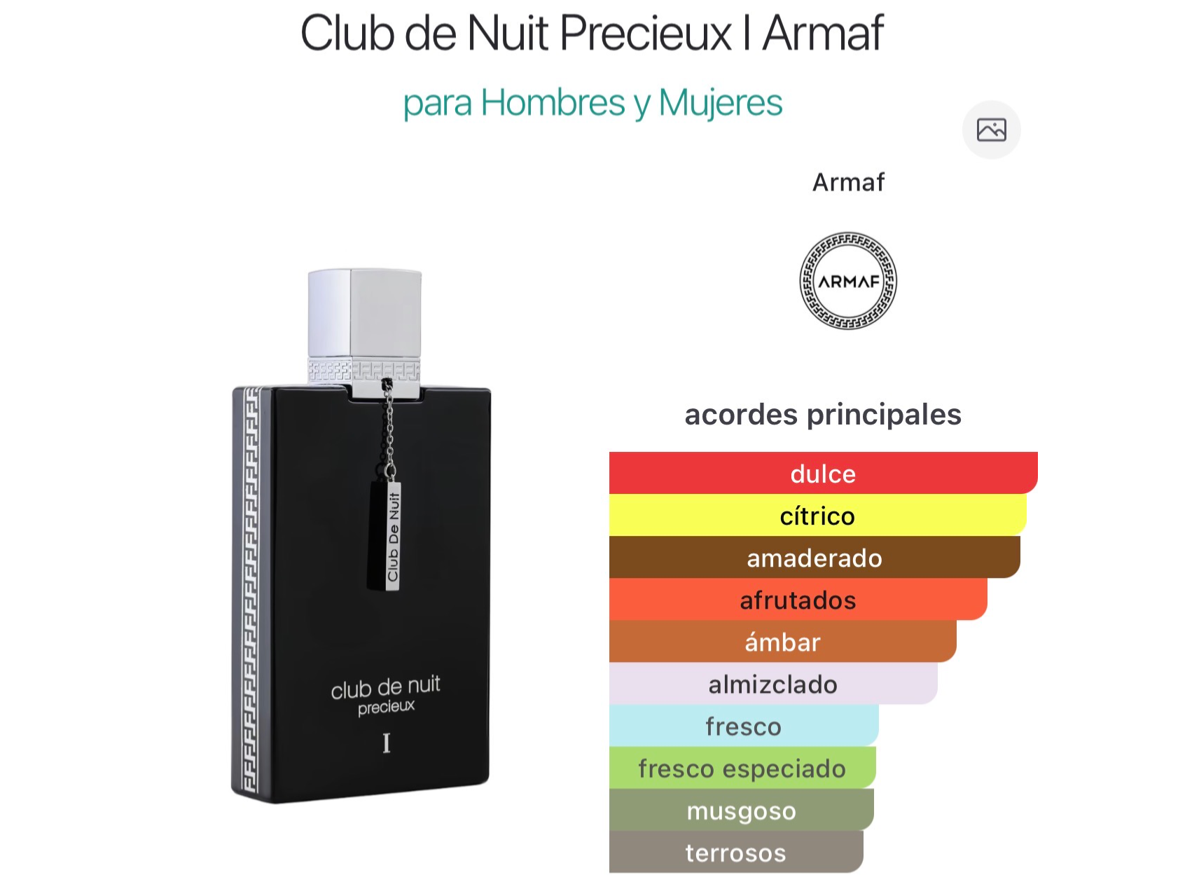 ARMAF CLUB DE NUIT PRECIEUX EXTRAIT