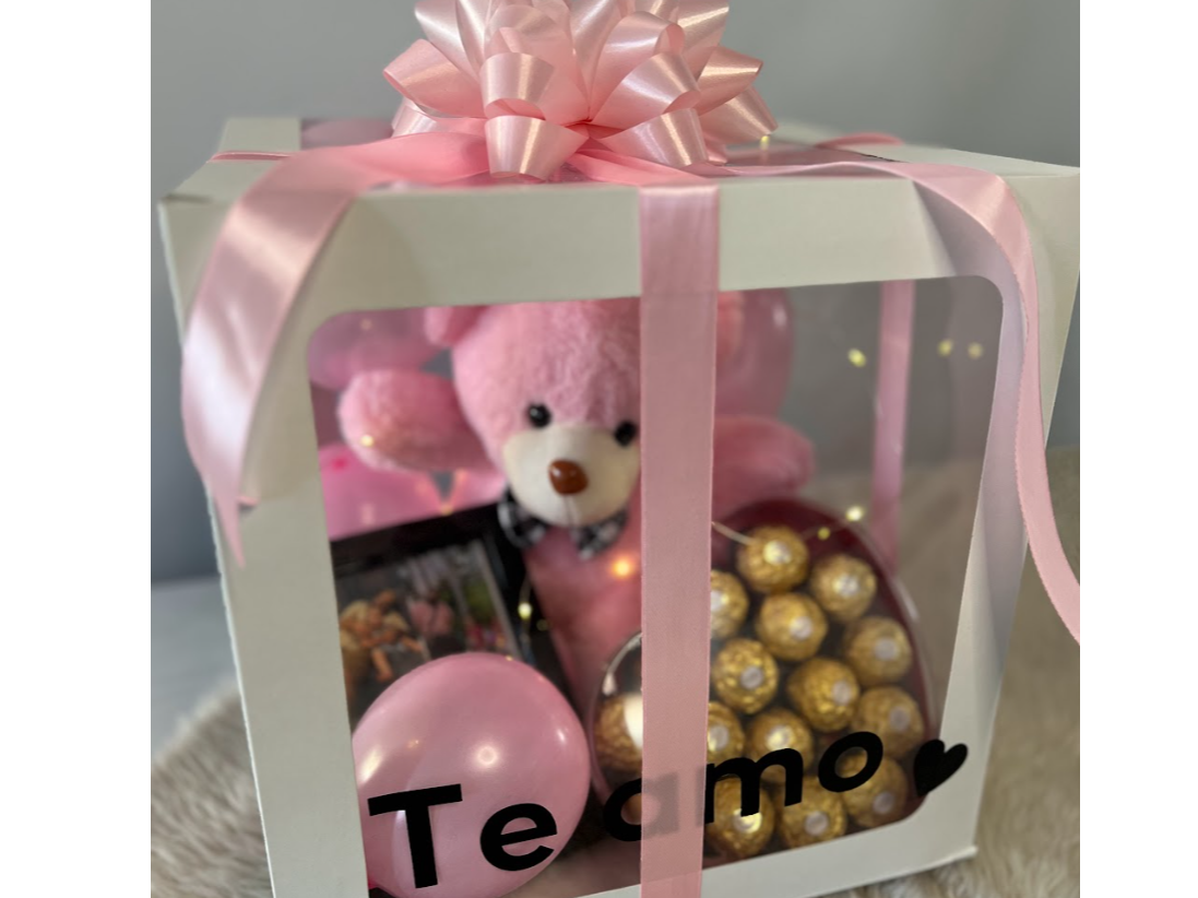 SORPRESA ABRAZABLE (Peluche + luz en caja grande de regalo)