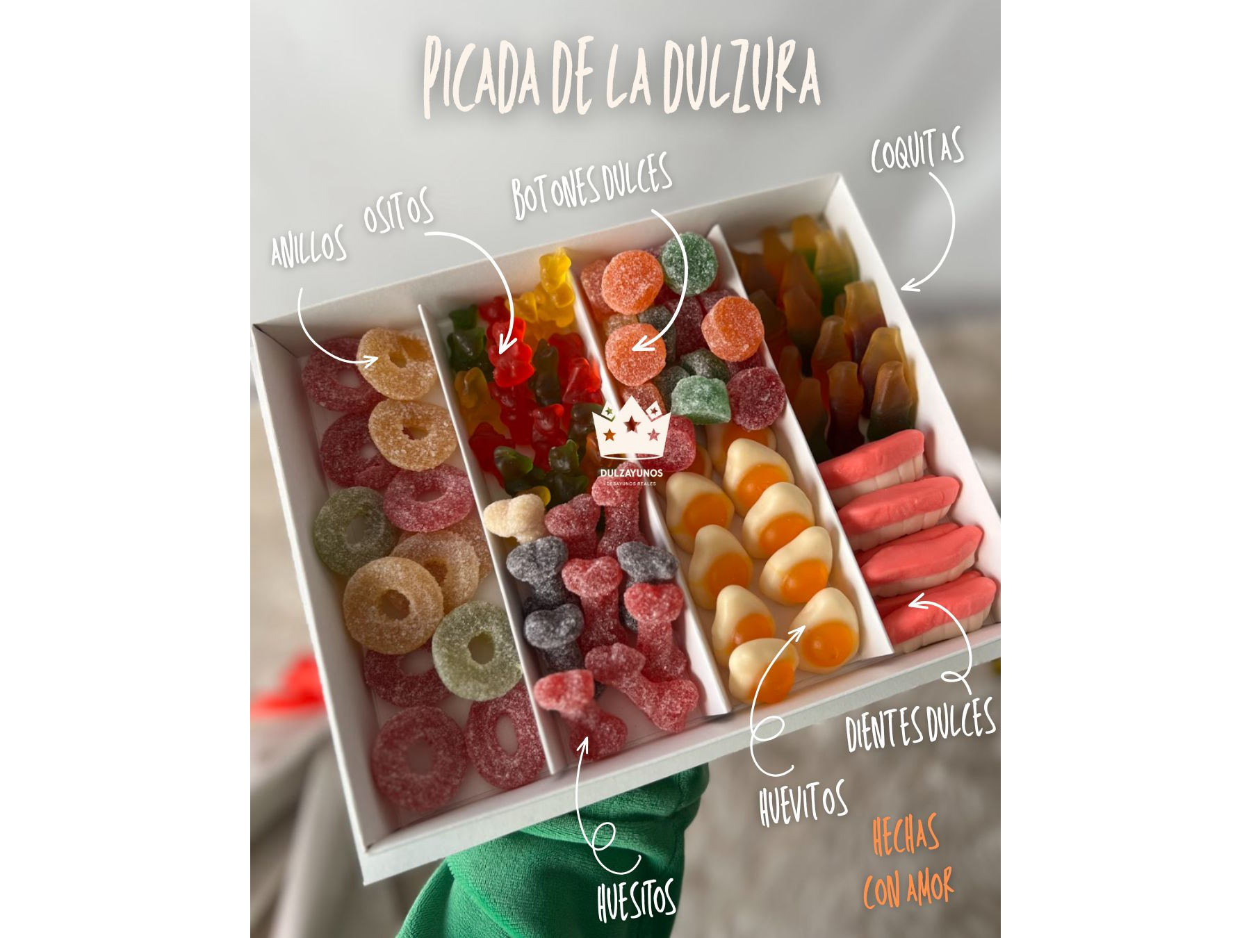 Picada de la dulzura (opcional Sin TACC) + Regalo dulce