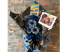 Ramo Hot Wheels | con flores decorativas y foto