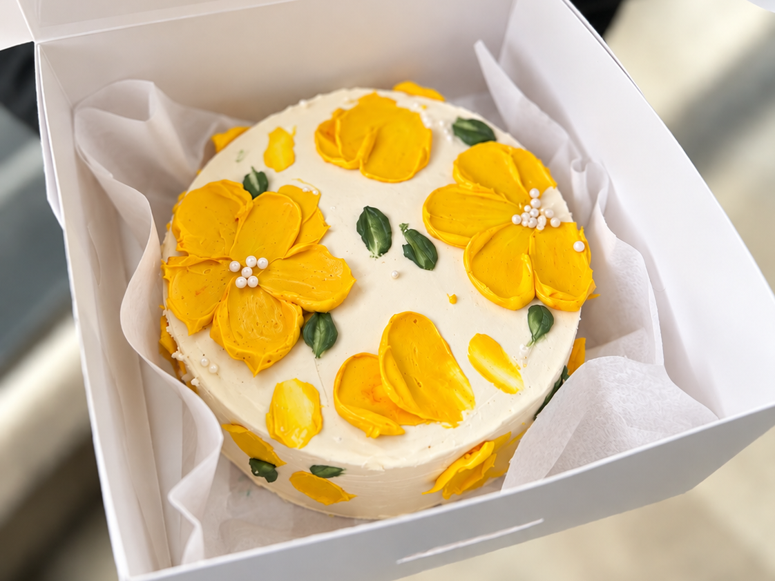 Torta artesanal Delicia amarilla