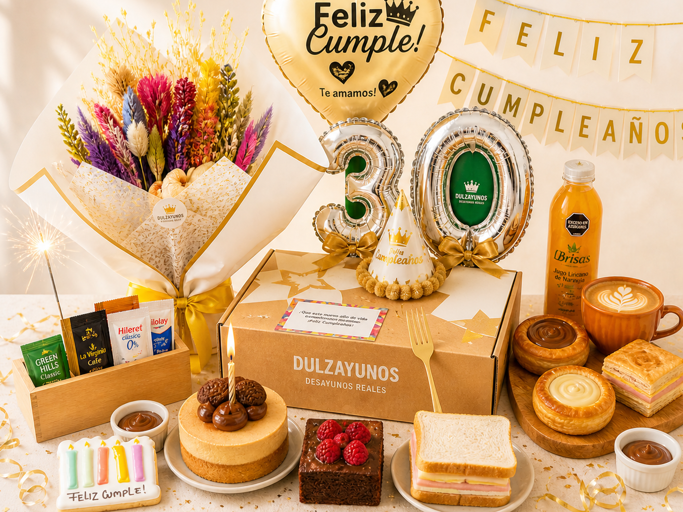Experiencia Deluxe con ramo de flores preservadas