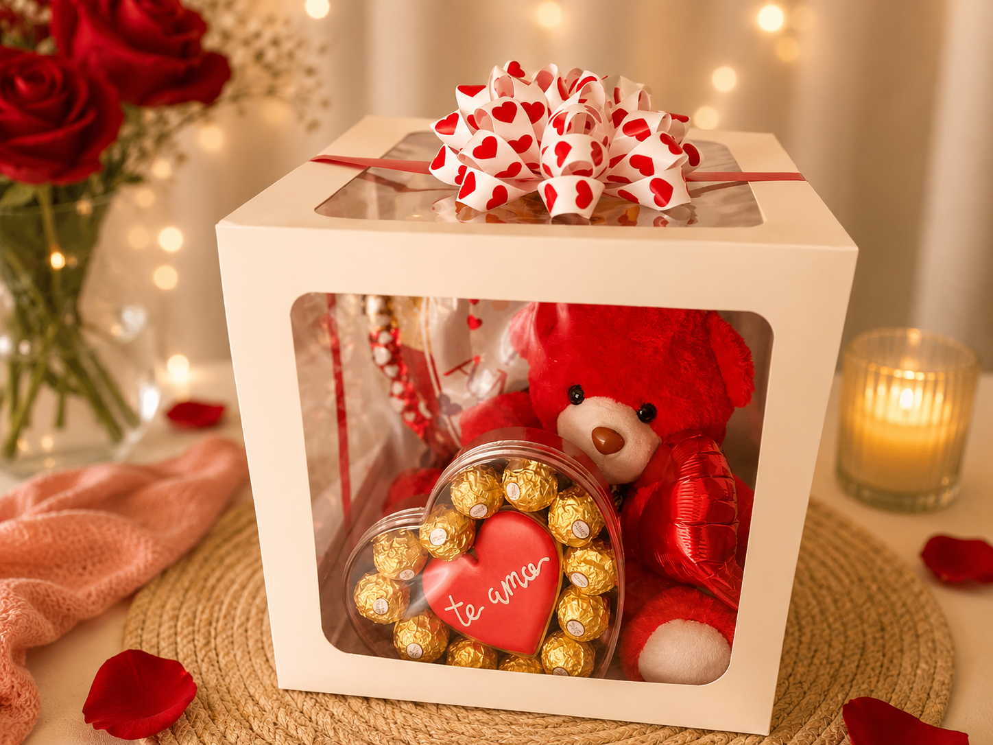 Box Amor de todas mis vidas (corazón de bombones)