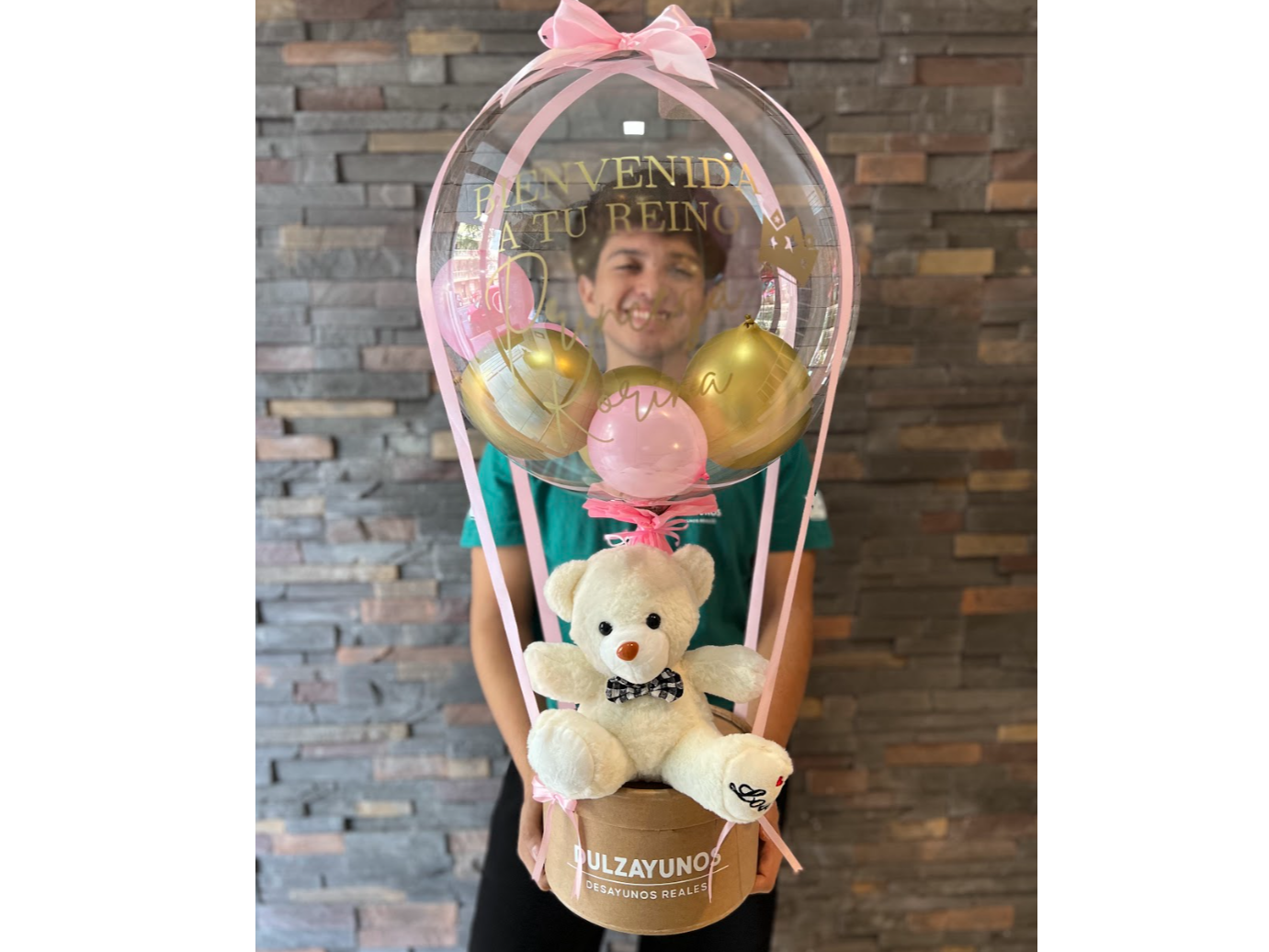 Personalizado PETIT CON GLOBO AEROSTÁTICO