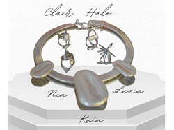Anillos: CLAIR - HALO - NEA - LUZIA Collar: KAIA plateados
