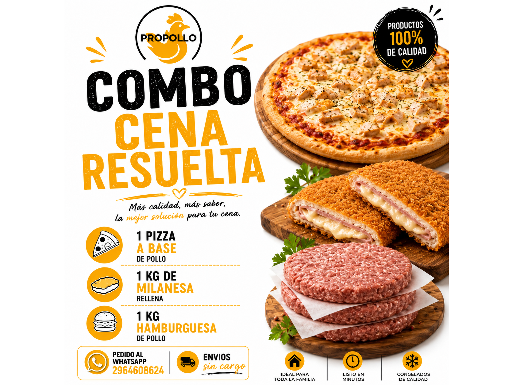 Combo Cena Resuelta