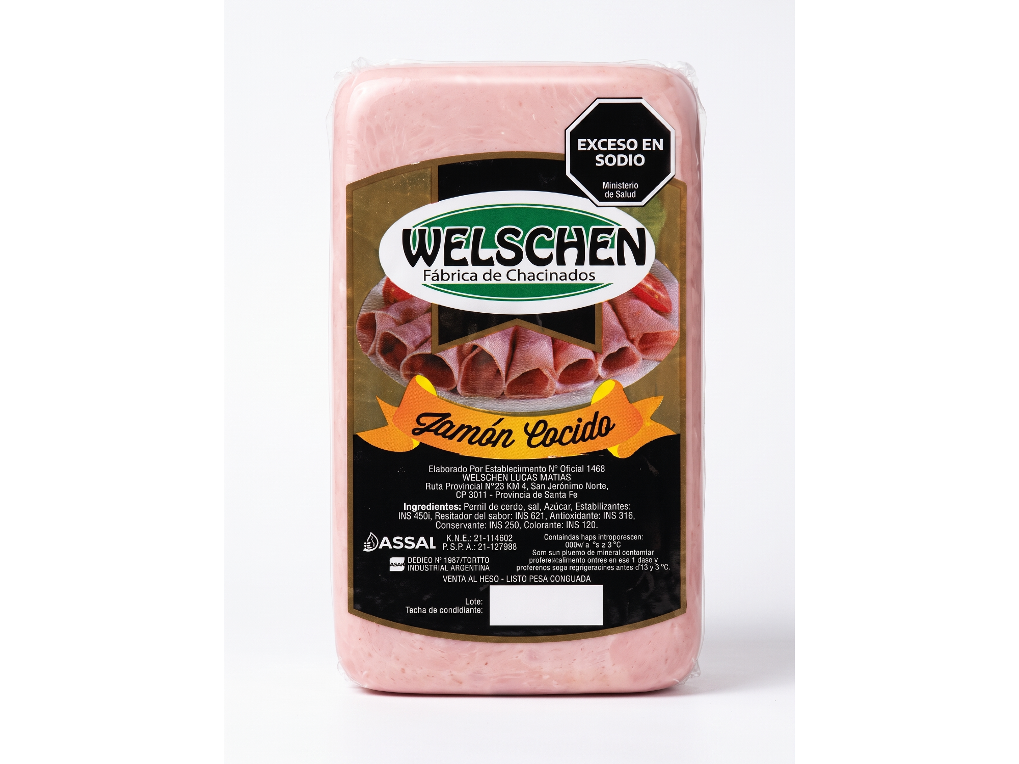 Welschen Jamón cocido x 4 kg