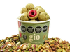 Frambuesa Bañada en chocolate con pistacho x6