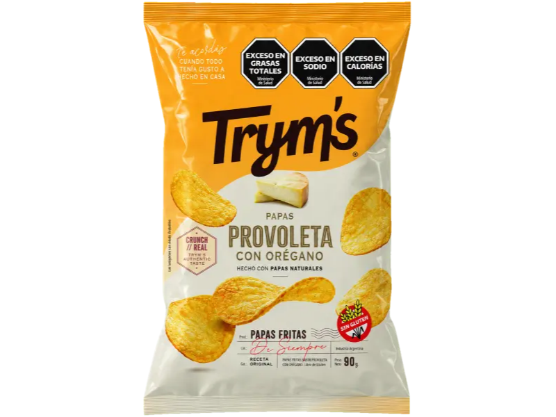 Tryms Papas Provoleta 90 g | Sin Tacc