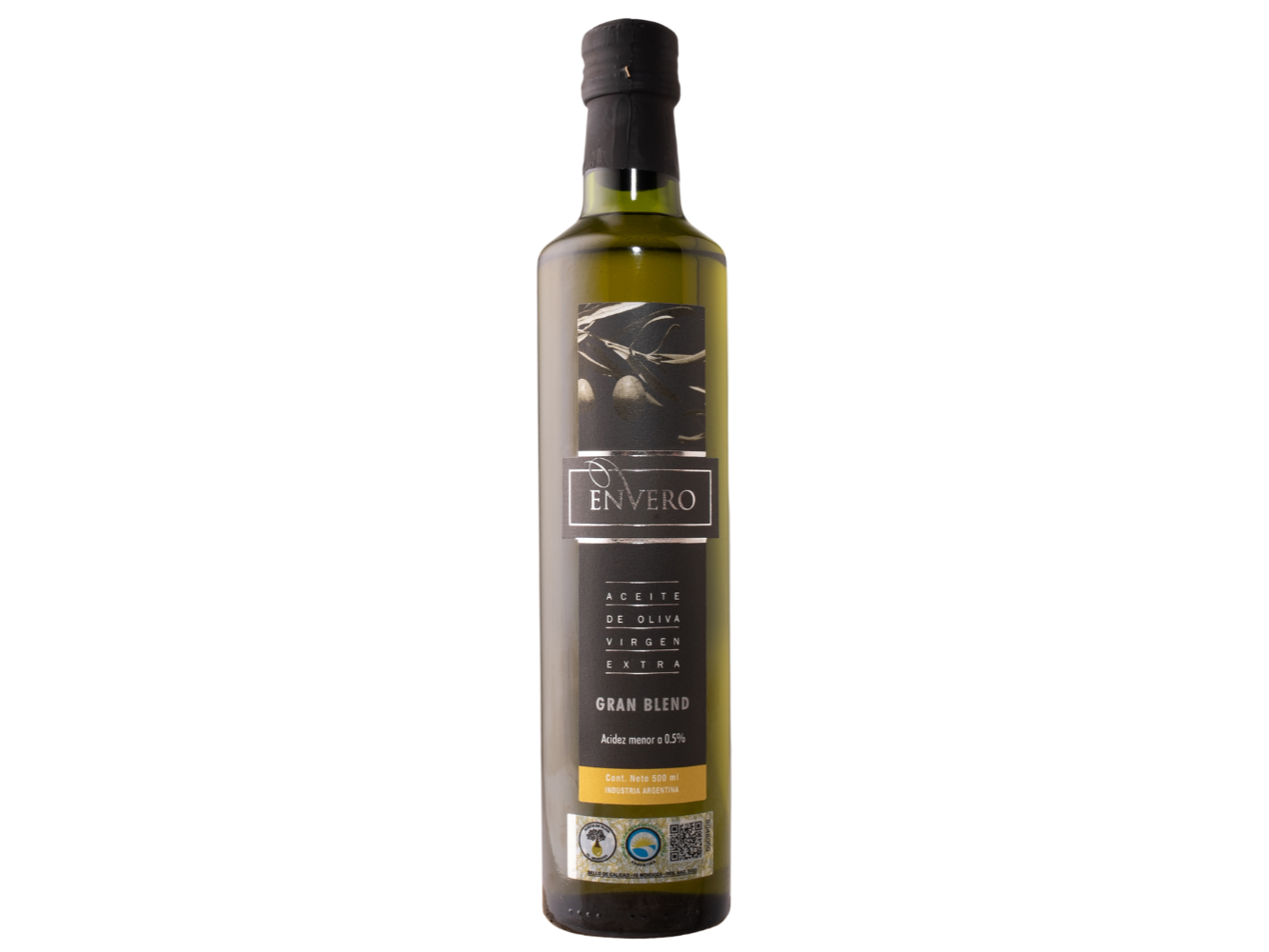 Aceite de oliva Extra Virgen Envero Grand Blend 500cc