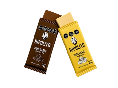 Caja Tableta de Chocolate Blanco 40gr.  x10