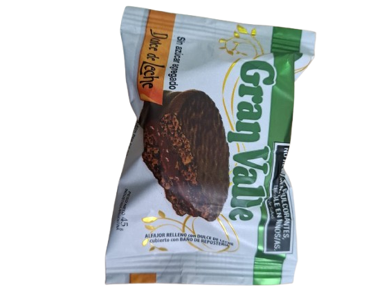 Alfajor Gran Valle Negro x18