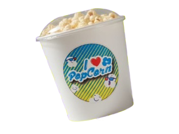 Balde pochoclo 280gr. x 6