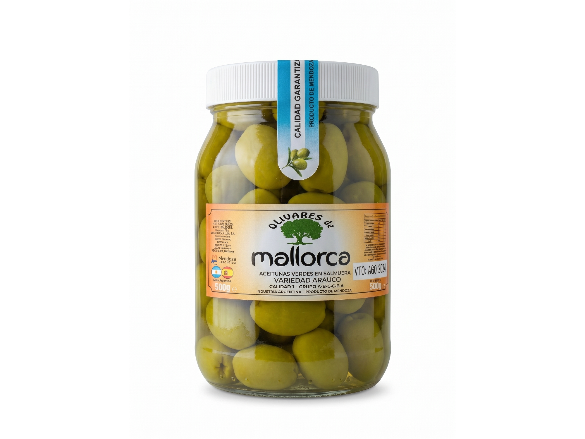 Mallorca Aceitunas Descarozadas Verdes 400 g