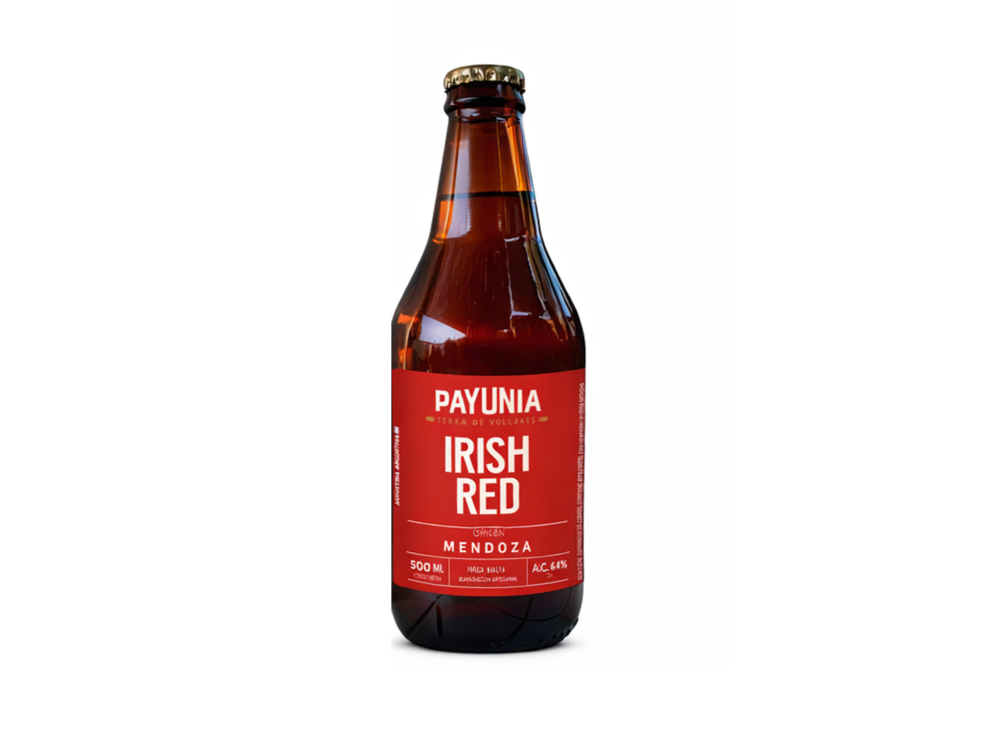 Cerveza Payunia Irish Red 500cc PACK DE 6