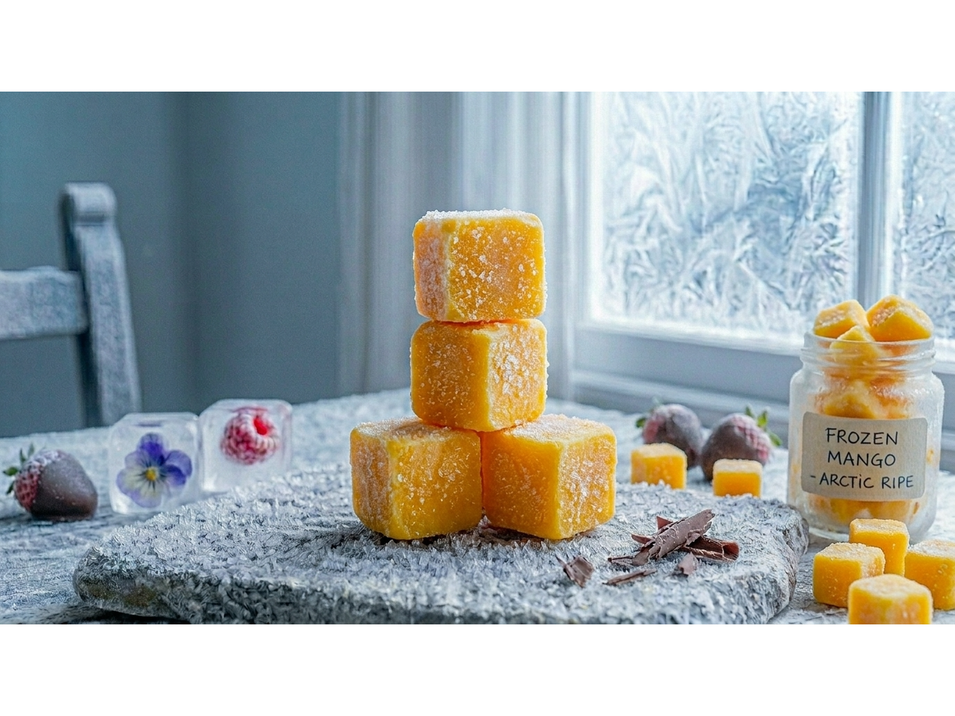 Mango en cubos Congelados x Kg